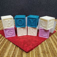 Силиконовый молд 3D "Кубики"