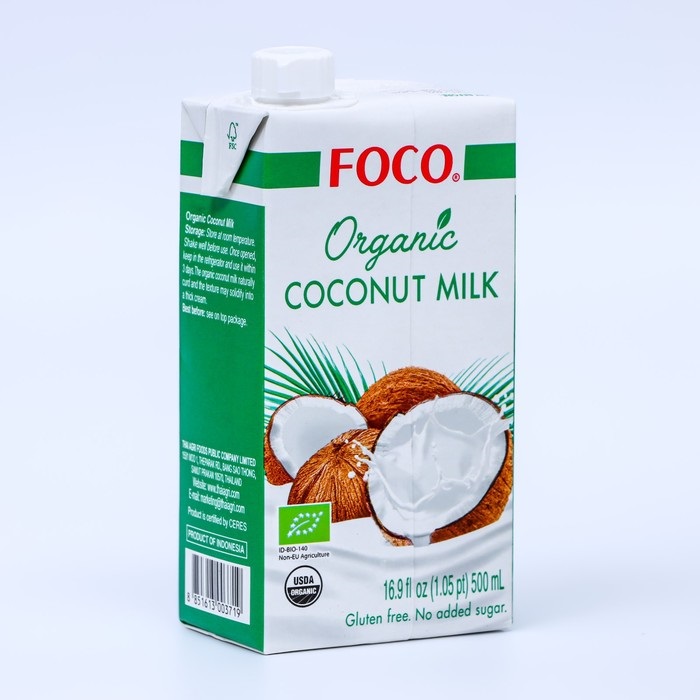 Кокосовое молоко 500 мл Foco Organic