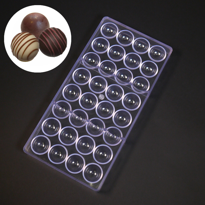 Поликарбонатная форма для конфет EMISFERO, Bake ware, 32 ячейки